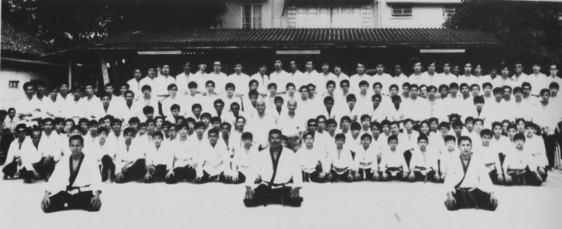 Mass martial arts display